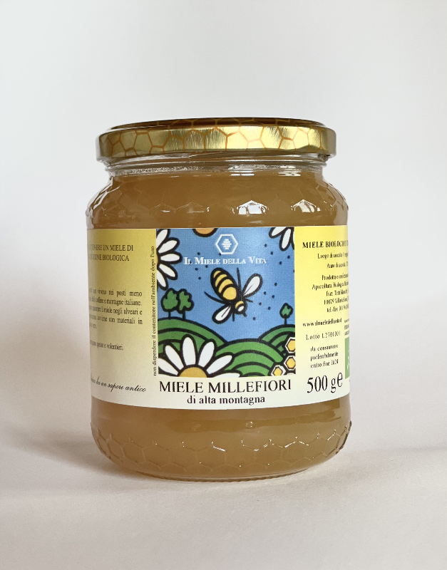 MIELE BIO MILLEFIORI ALTA MONTAGNA 500 g da Il miele della vita