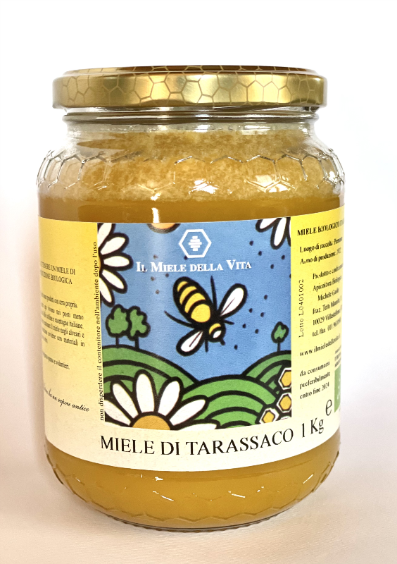 MIELE BIOLOGICO DI TARASSACO 1 Kg da Il miele della vita